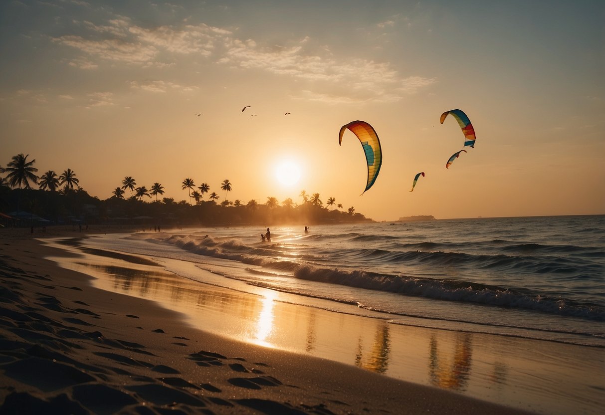 Kitesurfing